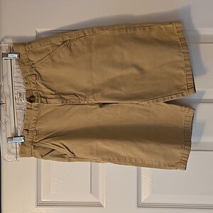 Children's place boys size 12 khaki shorts, adjustable waistband, with pockets